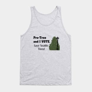 Pro Tree and I Vote noQR Tank Top